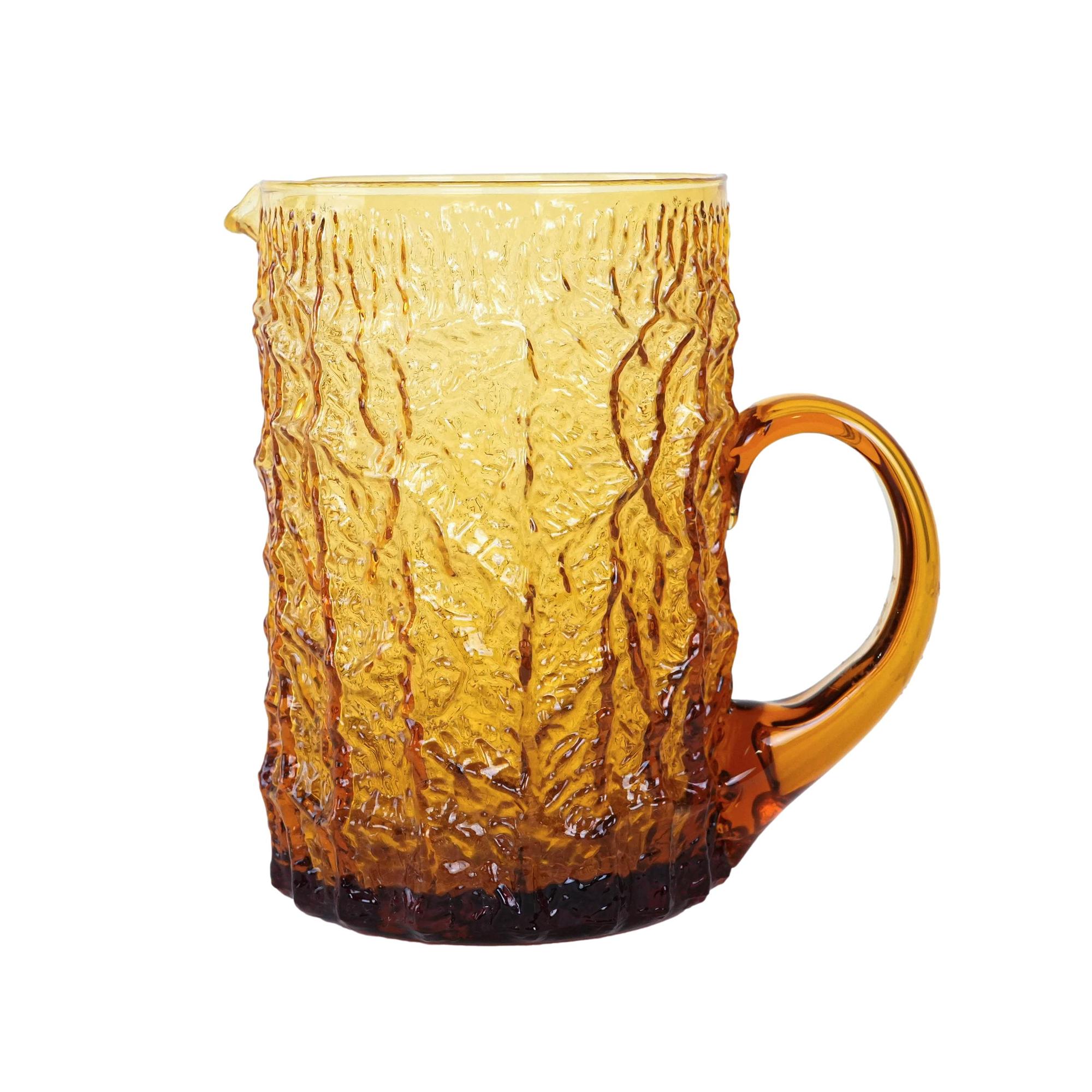 Glass pitcher Transparent 1960s 0