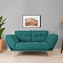 Nina Daybed Schlafsofa 3-Sitzer Petrol Grün 1