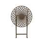 Gartentisch Metall Braun 3