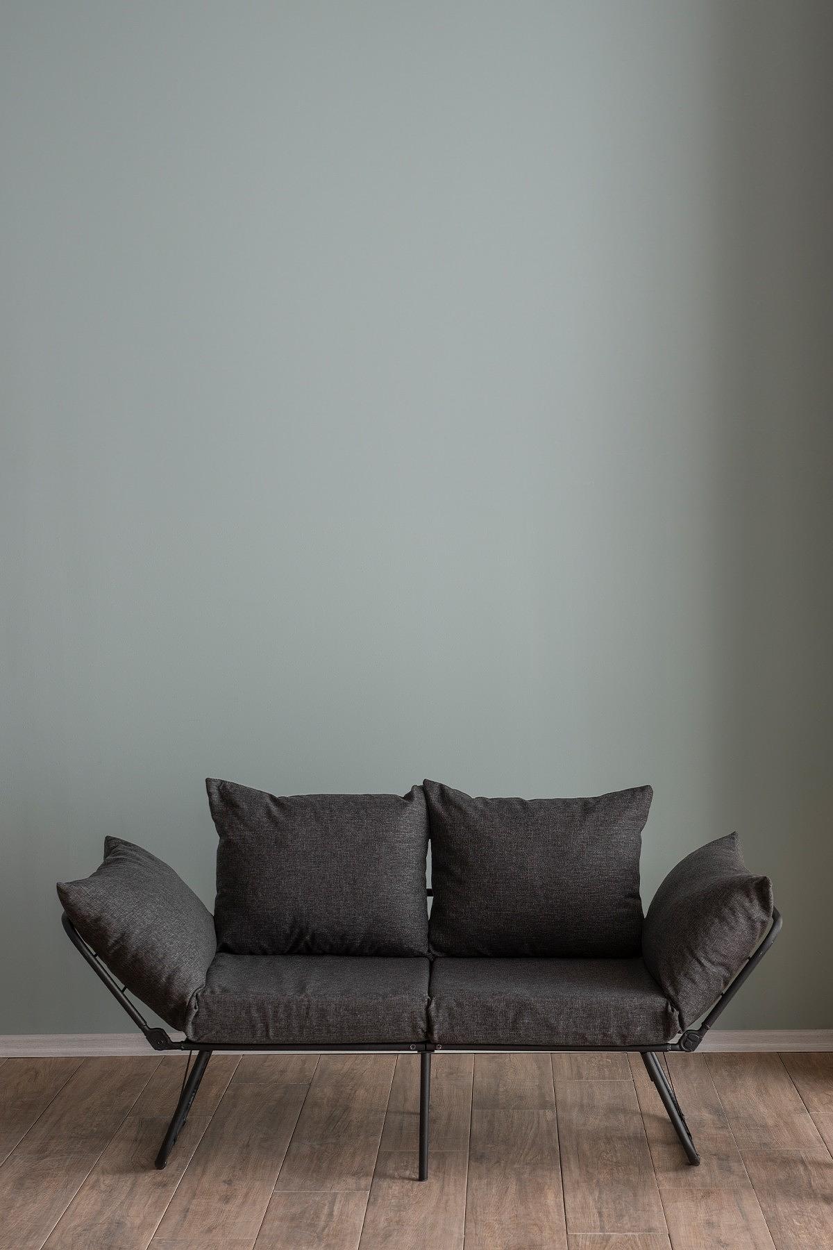 Viper Sofa 2-seater Dark Grey 1