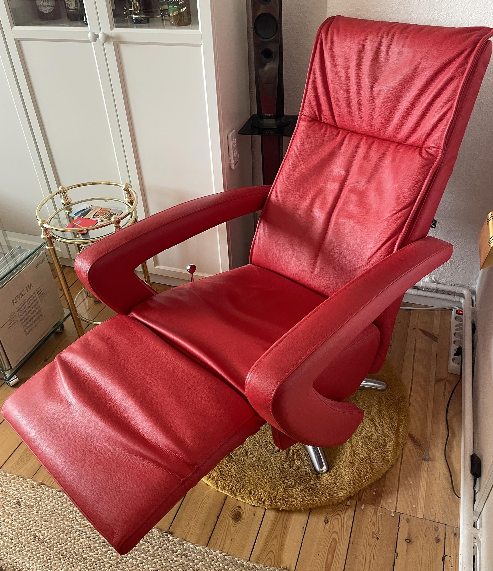 Herkules TV Sessel Rot 3