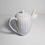 Vintage Rosa Baby Kaffeekanne Porzellan 1950er Jahre 1