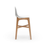 Gotham W SG-65 Barstool Plastic Wood White 2