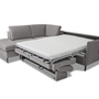 Ecksofa Novato mit Dauerschlaffunktion Textil Grau 2