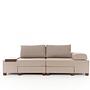 Perenna Sofa 3-Sitzer Leinen Creme 6