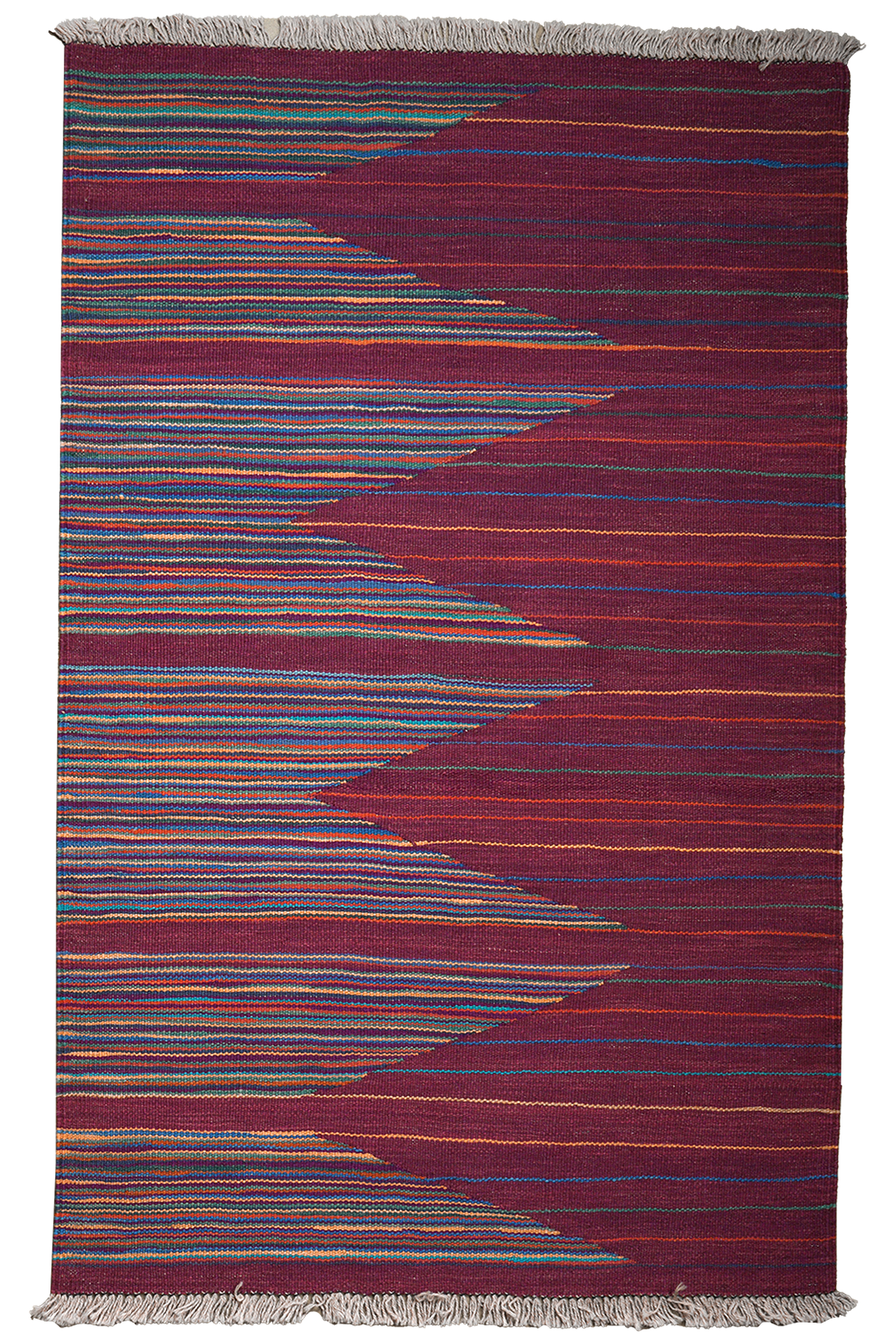 Kilim Gashgai Teppich Lila 0