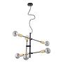 Crieff Pendant Lamp Iron 6-light 2