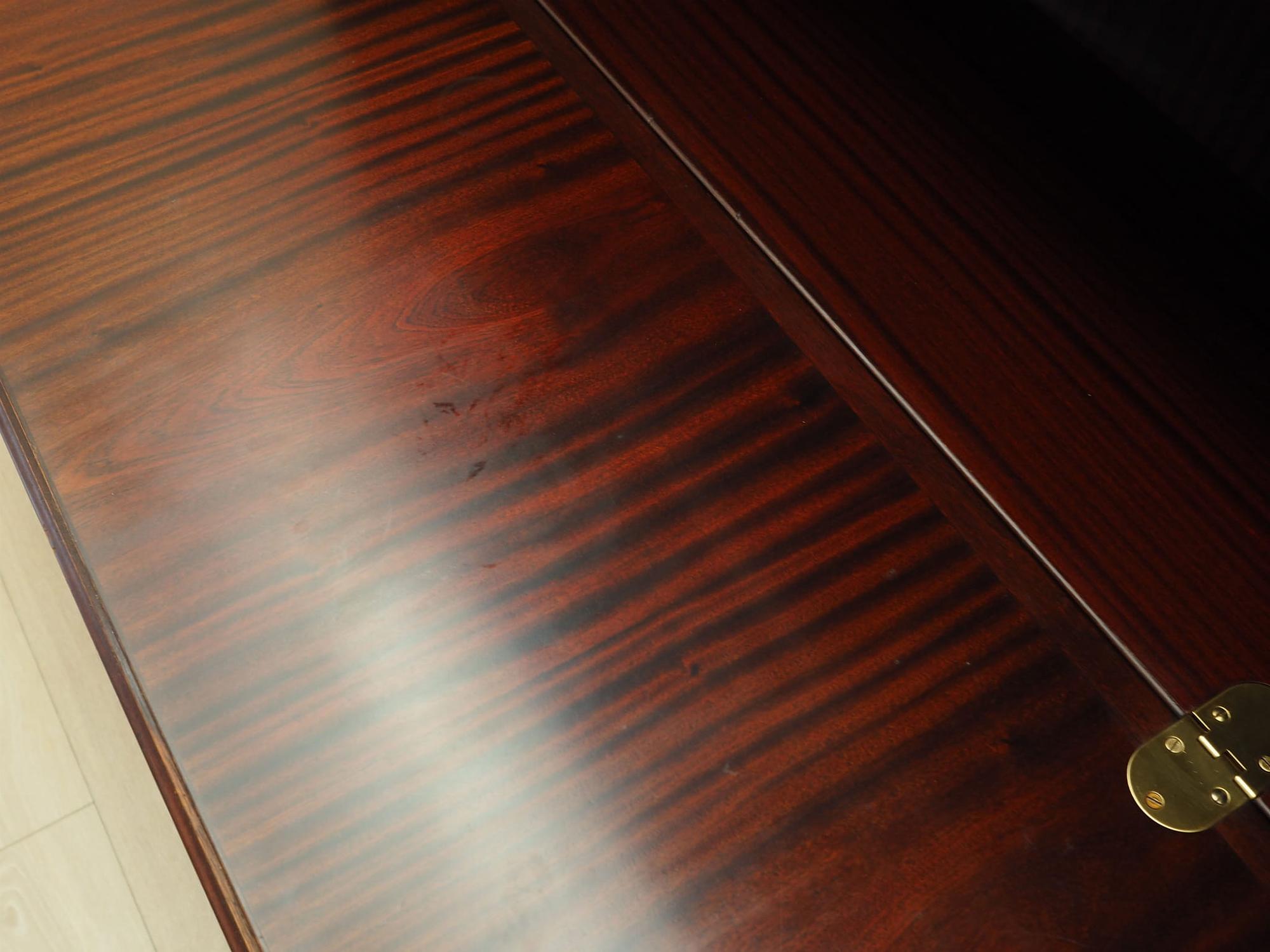 Mahogany bookcase 1970s 7