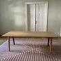 Design Esstisch Holz Stahl 0