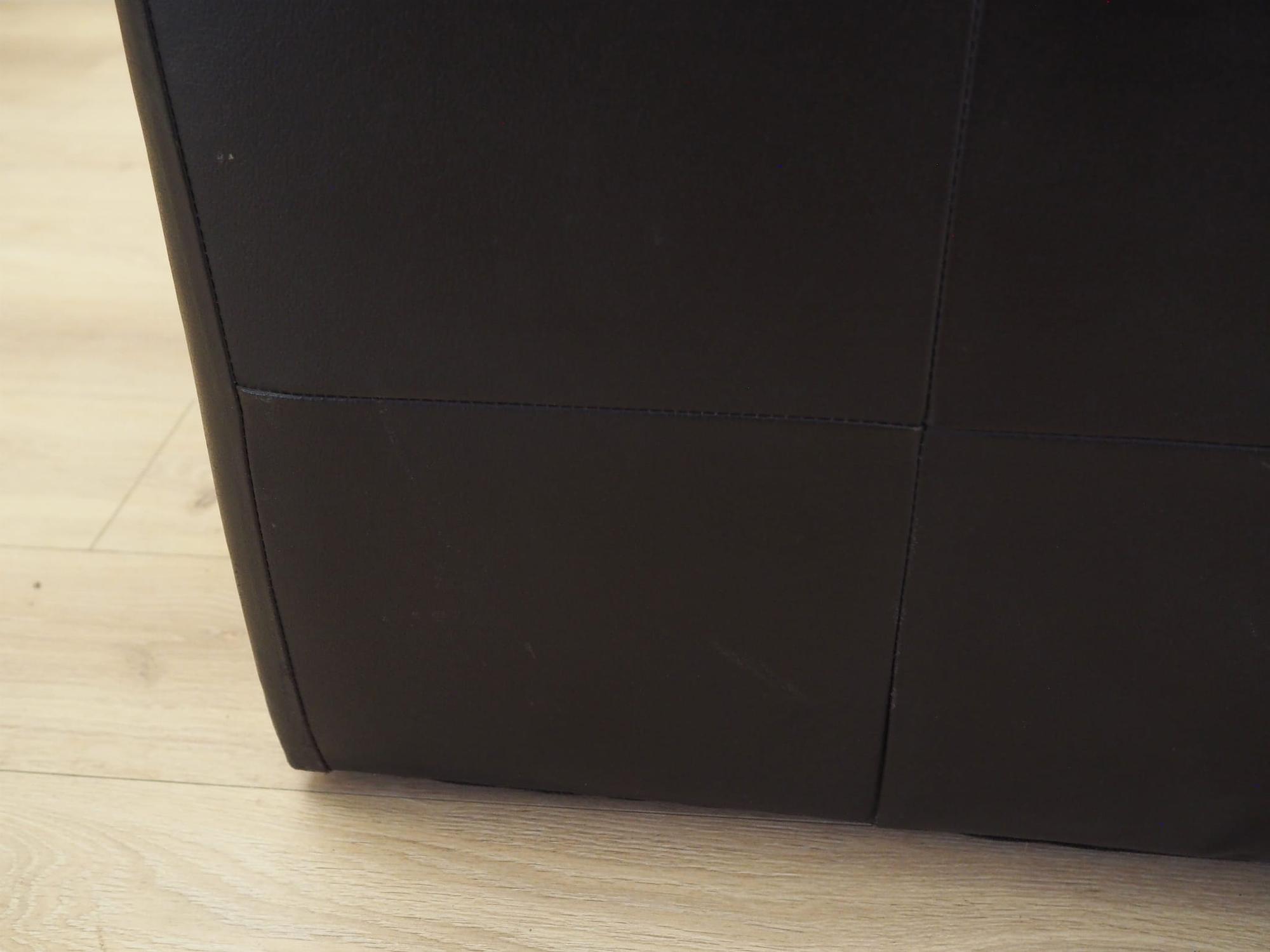 Armchair Leather Black 1960s 14