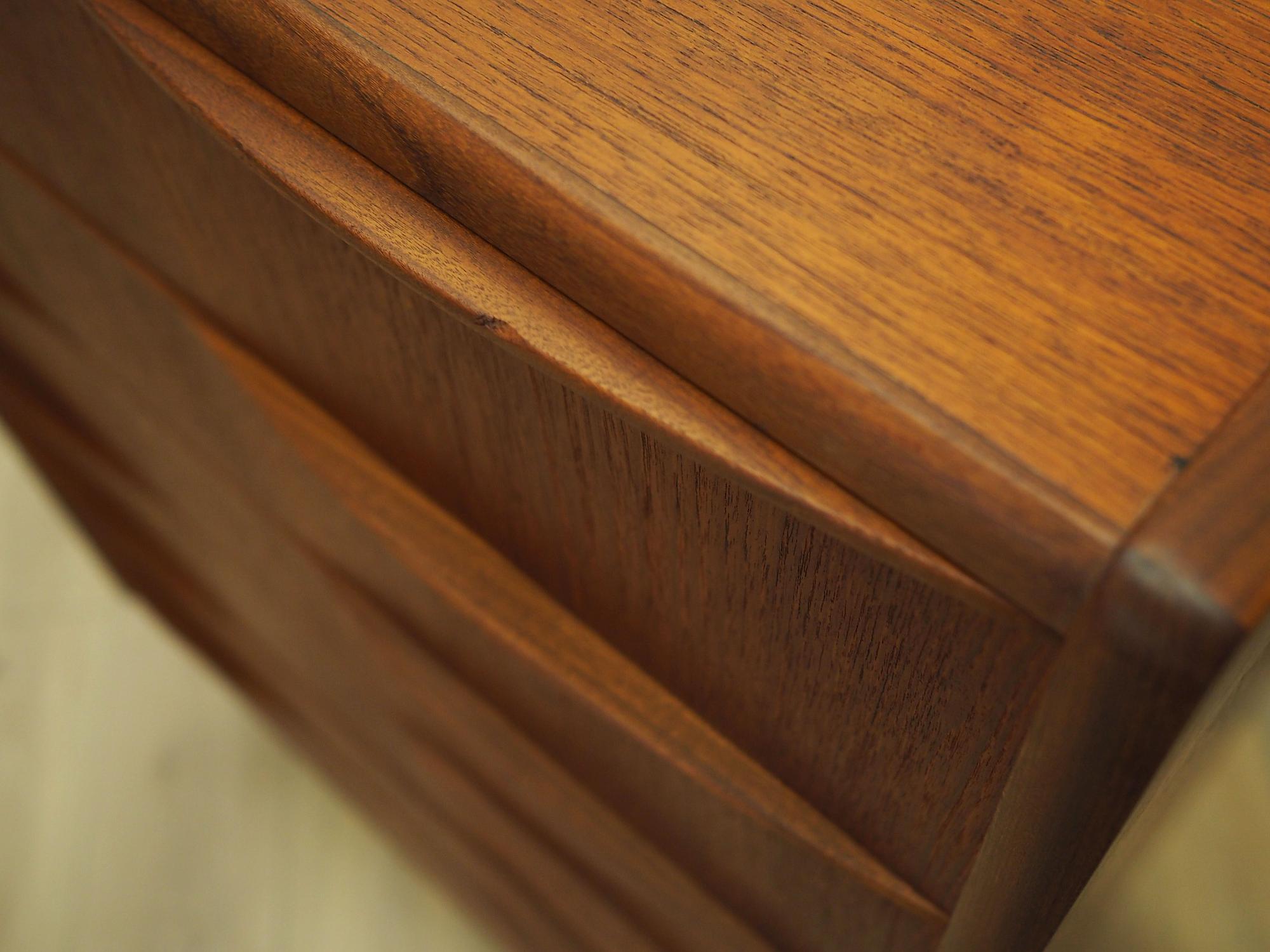 Chest of drawers Teak wood 1970s 12