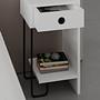 Sirius Bedside Table Right White 8