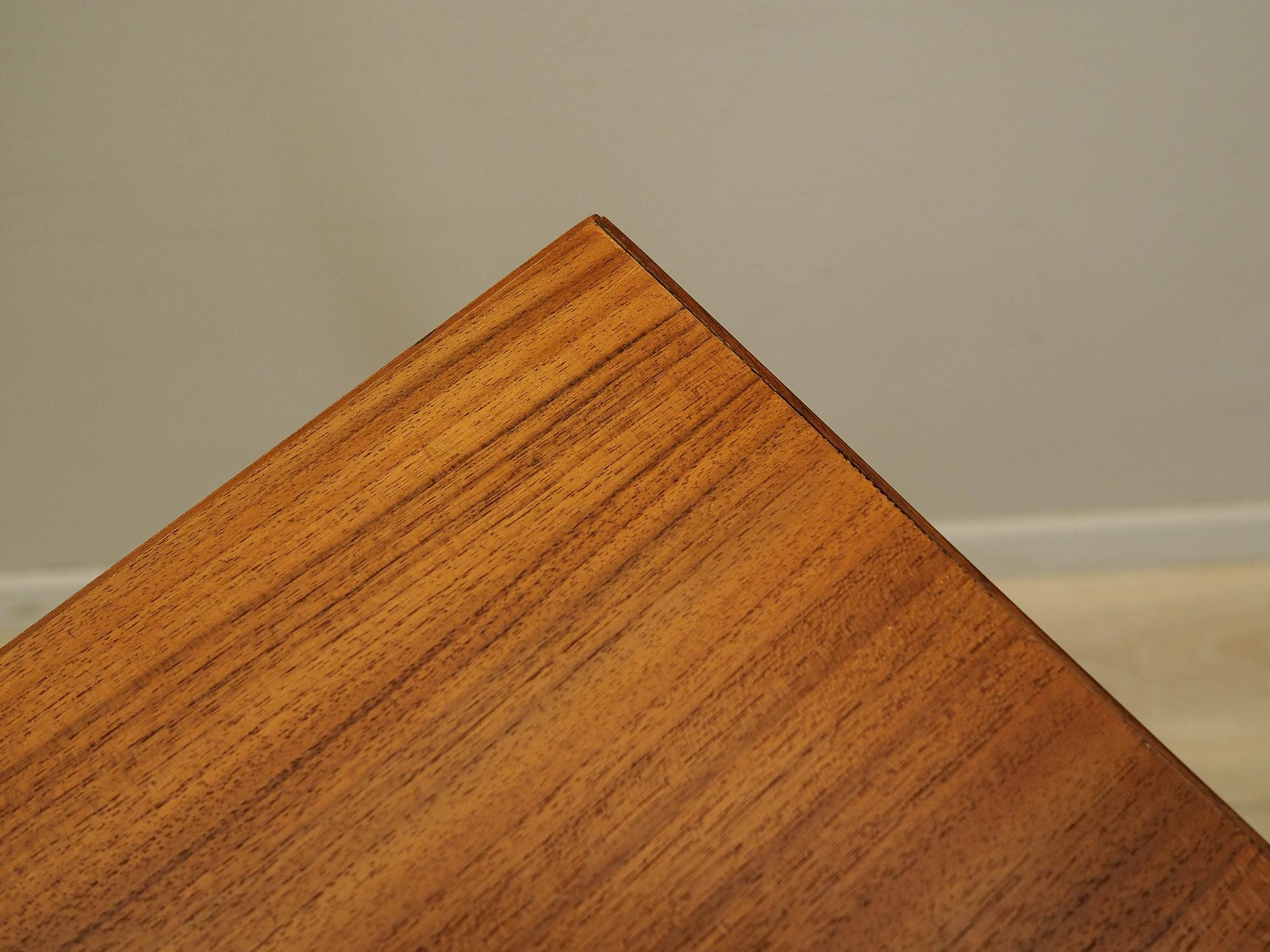 Schreibtisch Teakholz Braun 1970er Jahre 9