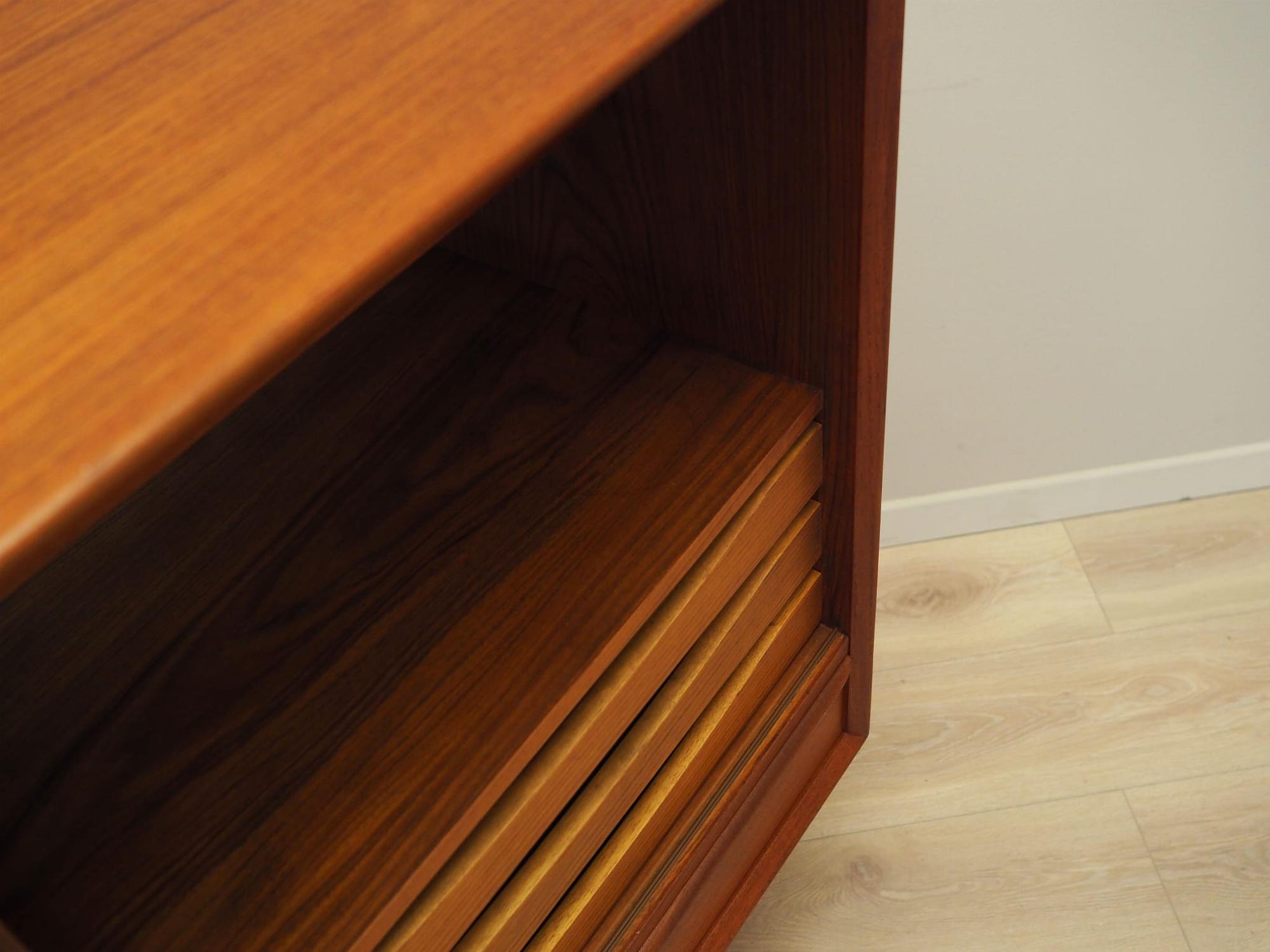 Vintage sideboard teak brown 1960s 13