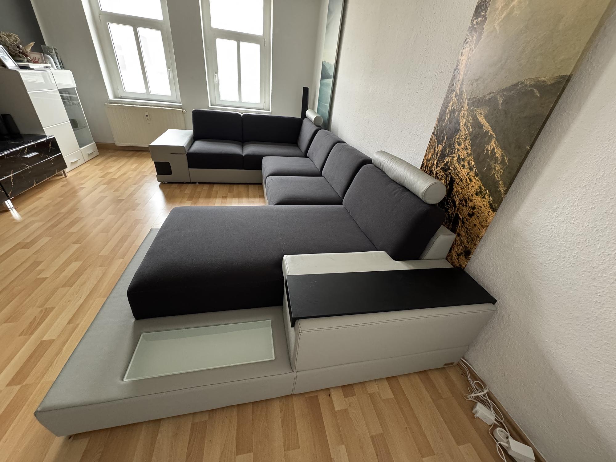 Luxus Modulares Sofa Leder 2