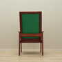 Armchair Teak wood Textile Green 1970s 4