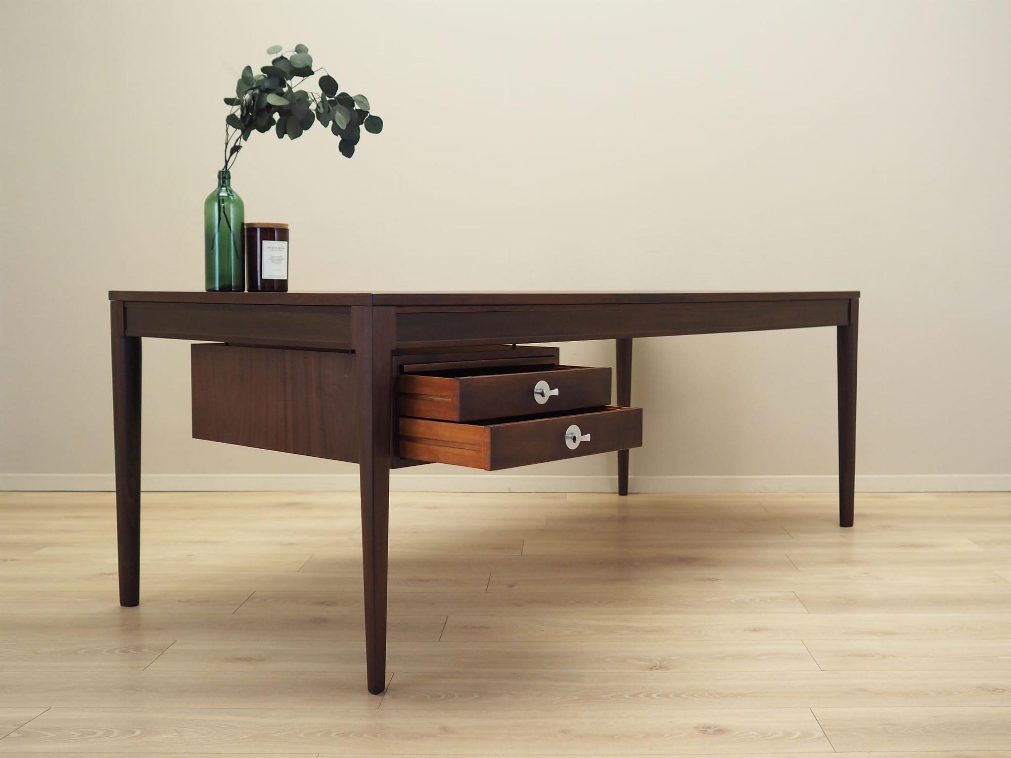 Mahogany Schreibtisch1970 Jahre 4