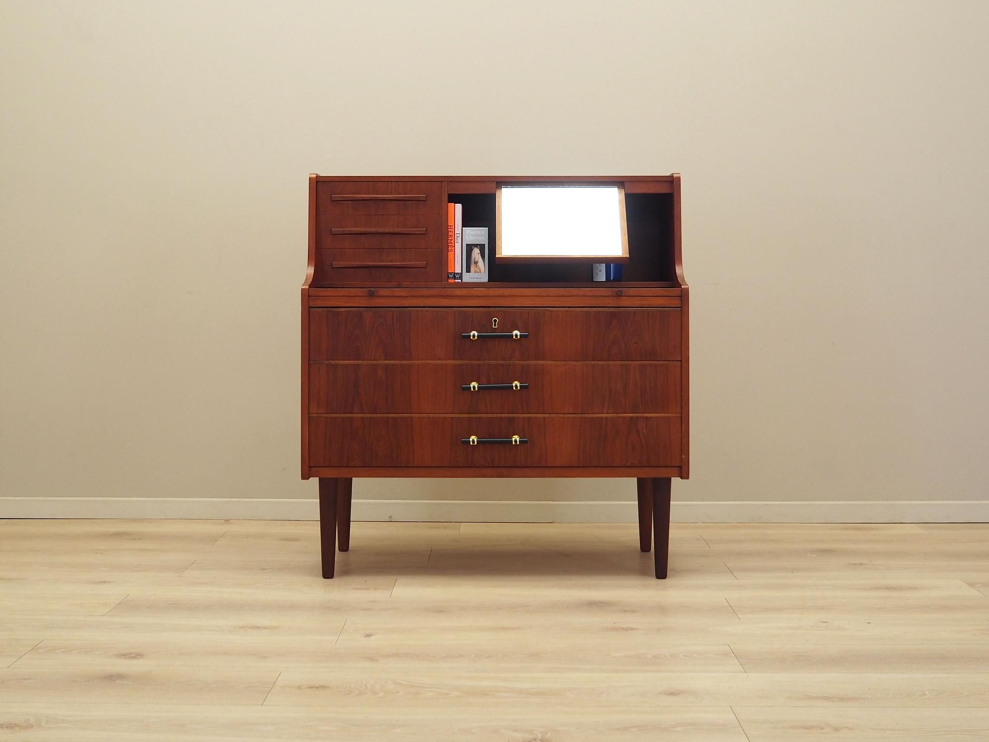 Secretary Teak Wood 1970s 2