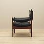 Modus Armchair Wood Leather Black 1960s 4