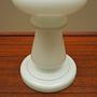 Table lamp glass 1970s 3