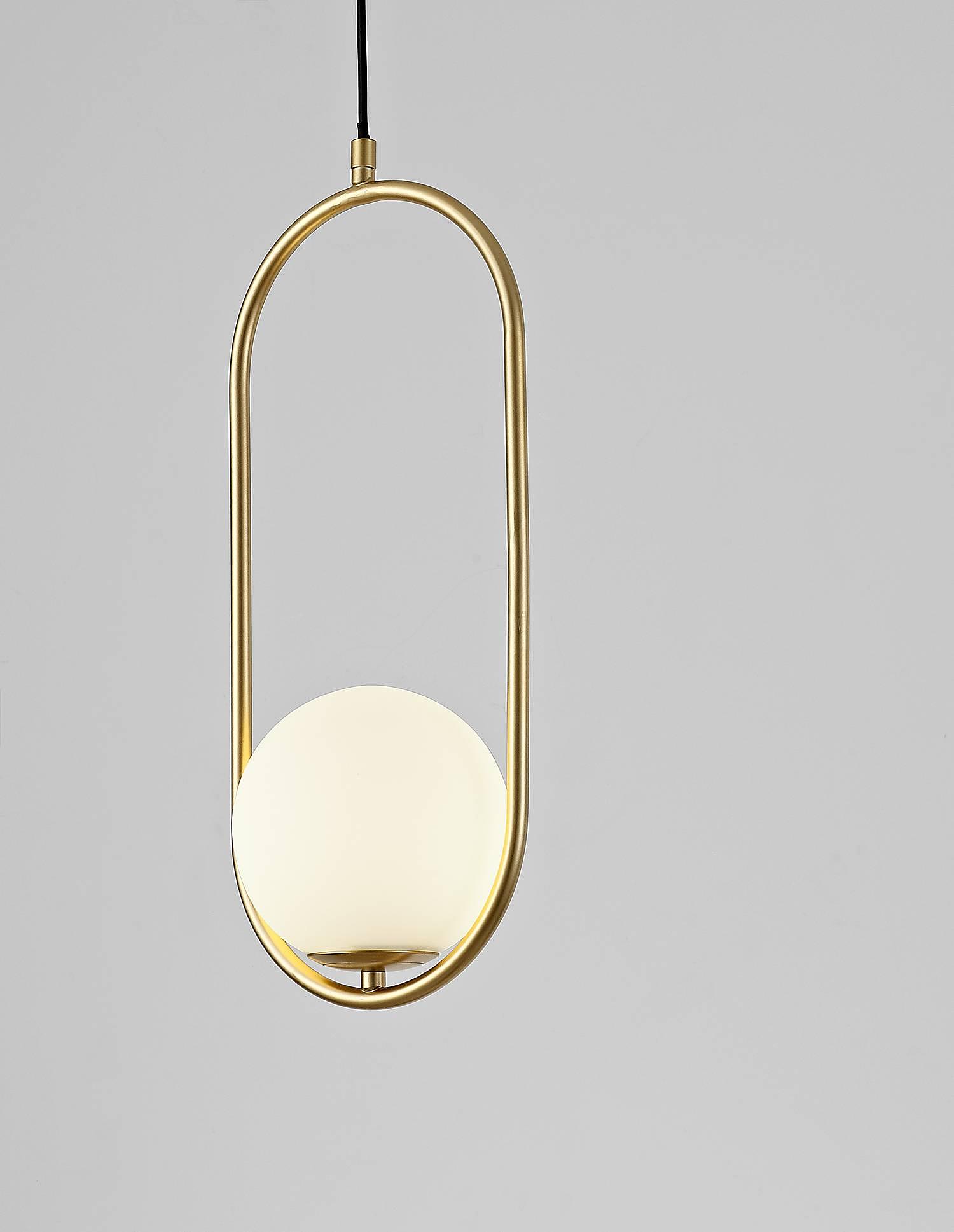 Obitar Pendant Lamp Aluminum Glass 1-light 2