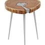 Almora Side Table Acacia Wood Natural Grey 2