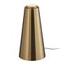 1-Light Art Deco Table Lamp Colored Glass Steel 4